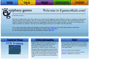 Desktop Screenshot of egames4kids.com